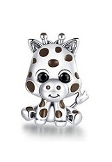 stunning itty-bitty giraffe baby pandora charm